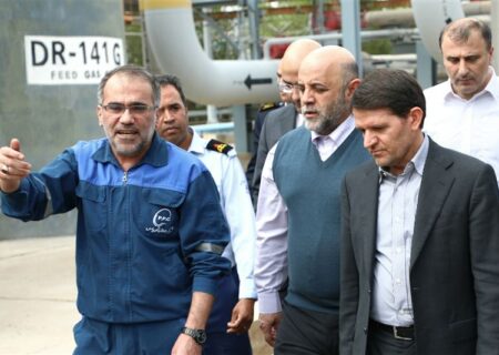 حسن عباس‌زاده از روند تولید پتروشیمی پارس بازدید کرد