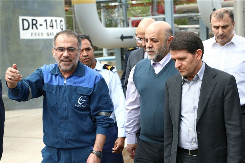 حسن عباس‌زاده از روند تولید پتروشیمی پارس بازدید کرد