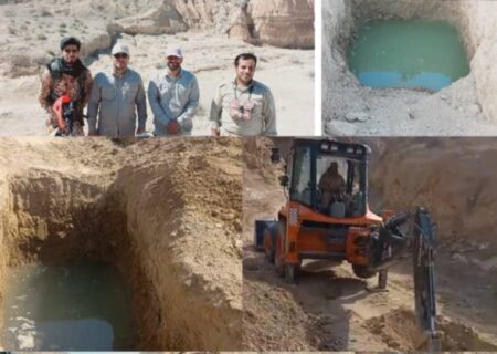 نفس تازه حیات‌وحش در دل کوهستان‌های دیر با آبشخورهای ساخته شده توسط بسیج سازندگی