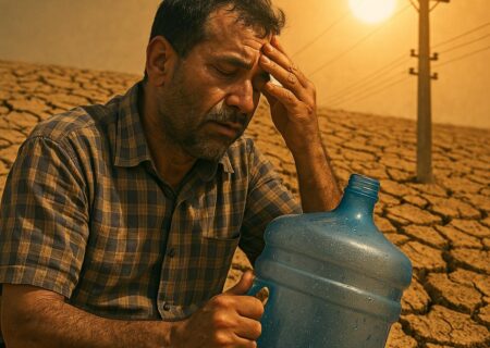 گرمای شدید، بی‌آبی و خاموشی‌ها؛ مردم بندر دیر در شرایط طاقت‌فرسا