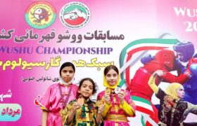 کسب ۶ مدال رنگارنگ توسط دختران دیّری در مسابقات ووشوی کشور در شهرکرد