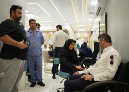 جاماندگان اربعین در پتروشیمی پردیس خون خود را به بیماران هدیه کردند