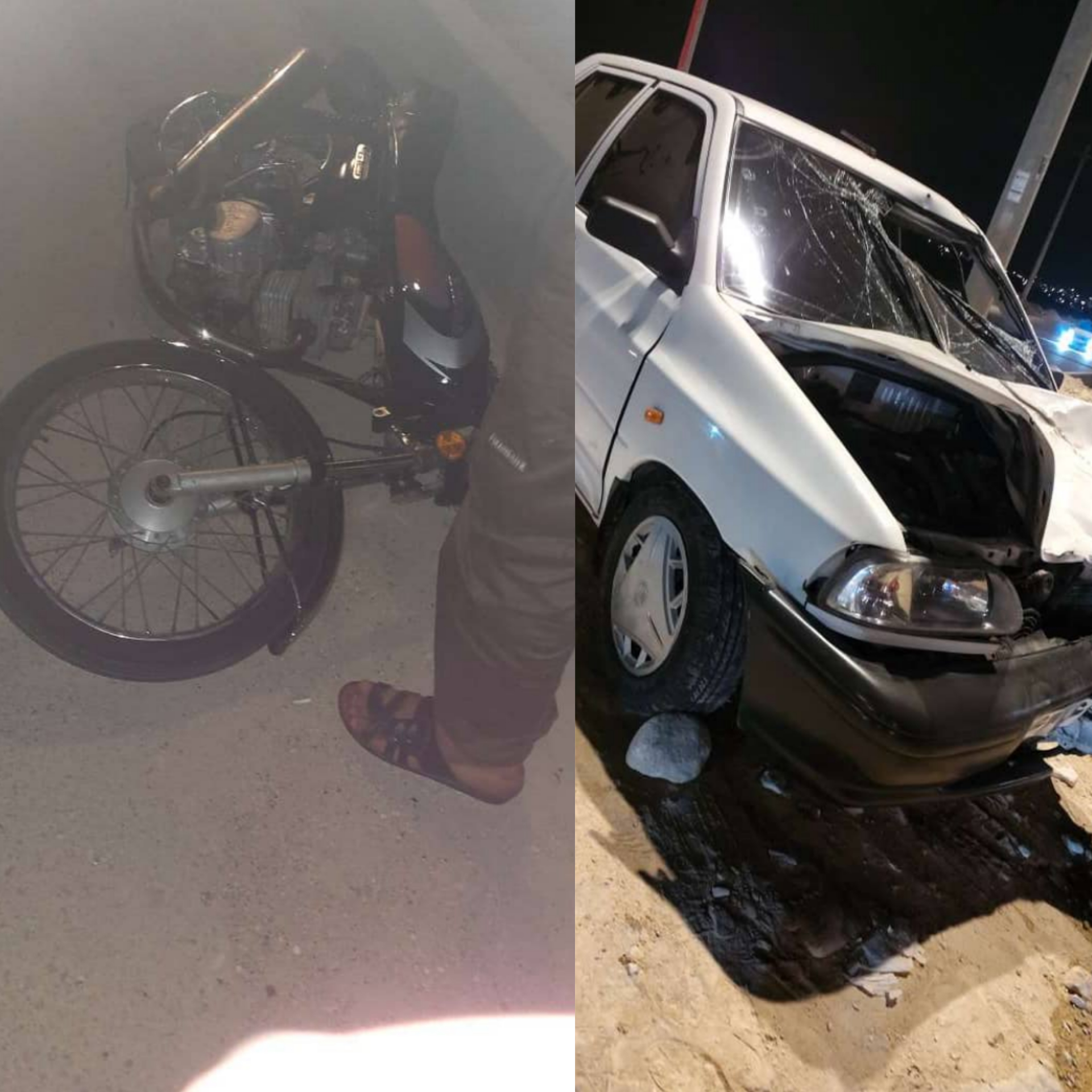 دختر جوانی در جاده بی‌روشنایی وفاق جان باخت