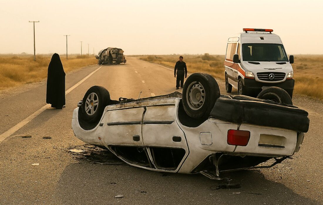 باریکه مرگ در جنوب استان؛ چهار واژگونی، هفت مصدوم و دو کشته در کمتر از دو هفته / چه کسی پاسخگوی جانباختن دو جوان در محور ابدان ـ دیّر است؟