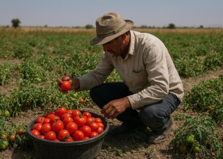 تعرفه ۷ هزار تومانی صادرات، گوجه نوبرانه بردخون و آبدان را زمین‌گیر کرد