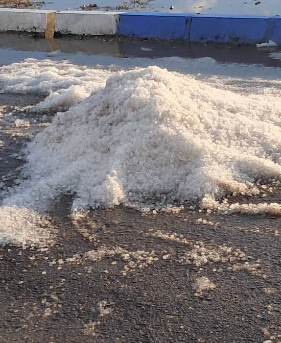 تگرگ بامدادی به برخی مزارع گوجه‌فرنگی بردخون خسارت زد