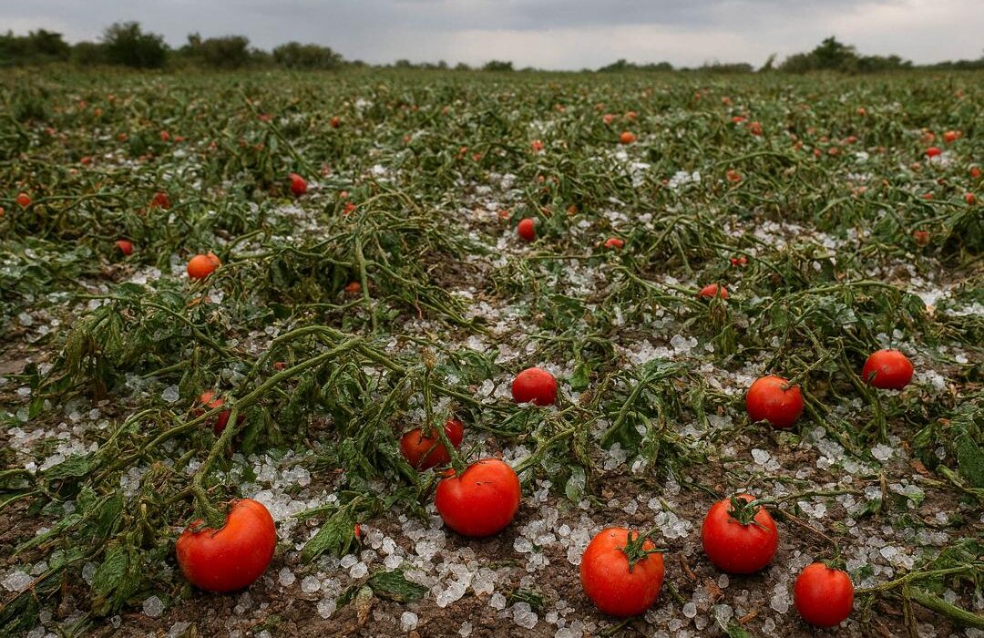 تگرگ، گوجهفرنگی و زندان؛ کشاورزان بردخون زیر بار خسارتی که دولت باید بپردازد
