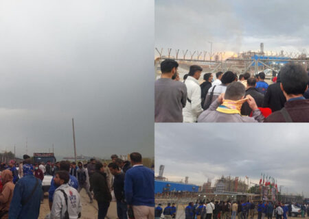 اعتصاب جمعی از کارکنان و کارگران شرکت پارمیس طراحان پتروپالایش کنگان