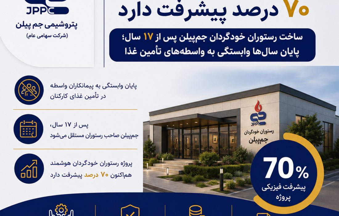 ساخت رستوران خودگردان جمپیلن پس از ۱۷ سال؛ پایان سالها وابستگی به واسطههای تأمین غذا